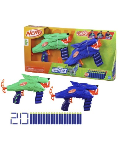 LANZADOR NERF WILD WOLFPACK