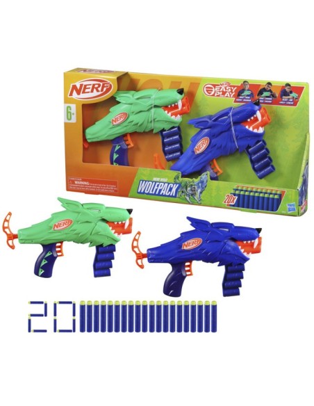 LANZADOR NERF WILD WOLFPACK