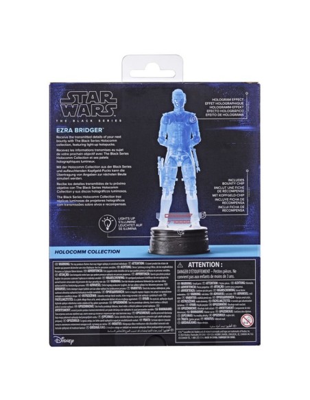 FIGURA DE ACCIÓN STAR WARS BLACK SERIES HOLOCOMM EZRA BRIDGE