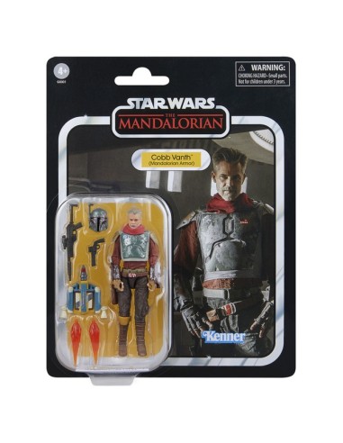 FIGURA DE ACCIÓN STAR WARS VINTAGE THE MANDALORIAN COBB VANTH (MANDALORIAN ARMOR)
