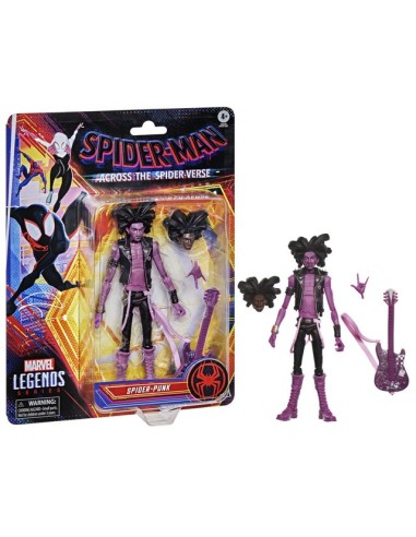 FIGURA DE ACCIÓN SPIDERMAN LEGENDS SERIES ACROSS THE SPIDER-VERSE SPIDER-PUNK