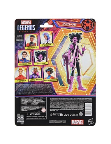 FIGURA DE ACCIÓN SPIDERMAN LEGENDS SERIES ACROSS THE SPIDER-VERSE SPIDER-PUNK