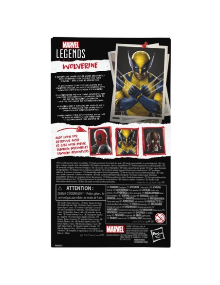 FIGURA DE ACCIÓN MARVEL LEGENDS SERIES WOLVERINE DEADPOOL & WOLVERINE
