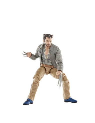 FIGURA DE ACCIÓN MARVEL LEGENDS SERIES DEADPOOL & WOLVERINE HEADPOOL CON LOGAN