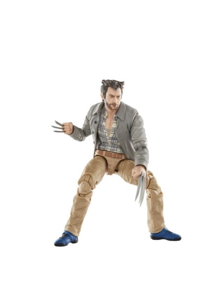 FIGURA DE ACCIÓN MARVEL LEGENDS SERIES DEADPOOL & WOLVERINE HEADPOOL CON LOGAN