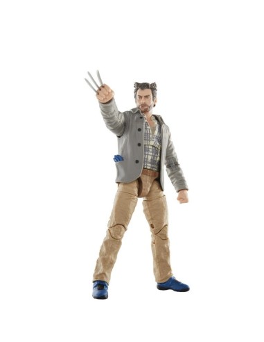 FIGURA DE ACCIÓN MARVEL LEGENDS SERIES DEADPOOL & WOLVERINE HEADPOOL CON LOGAN