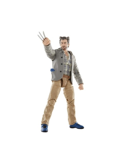 FIGURA DE ACCIÓN MARVEL LEGENDS SERIES DEADPOOL & WOLVERINE HEADPOOL CON LOGAN