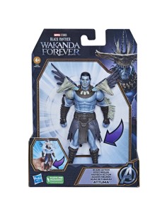 FIGURA BLACK PANTHER WAKANDA FOREVER ATTUMA ACCION TIBURON 2