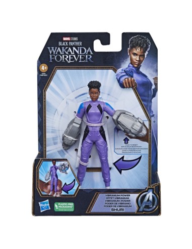 FIGURA BLACK PANTHER WAKANDA FOREVER SHURI PODER VIBRANIUM