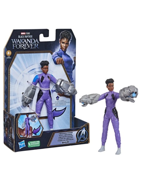 FIGURA BLACK PANTHER WAKANDA FOREVER SHURI PODER VIBRANIUM