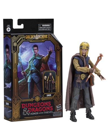 FIGURA DE ACCIÓN DUNGEONS & DRAGONS GOLDEN ARCHIVE SIMON