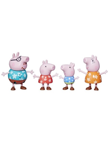 FIGURA PEPPA PIG PEPPA Y SU FAMILIA DE VACACIONES