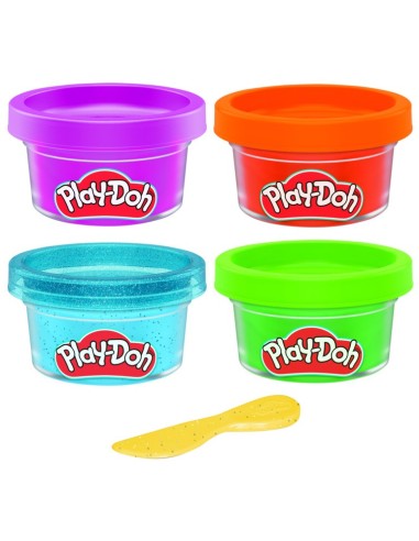 MASAS PLAY-DOH ZOO MINI PACK COLORES BRILLANTES Y METÁLICOS