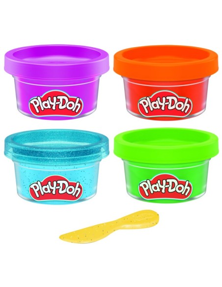 MASAS PLAY-DOH ZOO MINI PACK COLORES BRILLANTES Y METÁLICOS