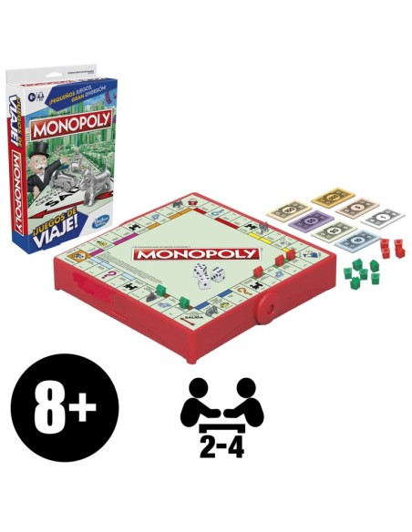 JUEGO DE MESA MONOPOLY GRAB AND GO