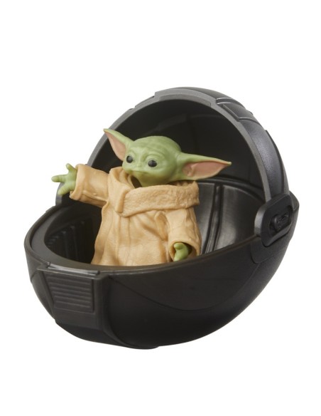 FIGURA DE ACCIÓN STAR WARS THE MANDALORIAN GROGU Y HOVER PRAM