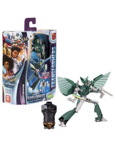 FIGURA DE ACCIÓN TRANSFORMERS EARTHSPARK DELUXE NIGHTSHADE