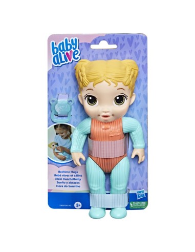 MUÑECA BABY ALIVE SUEÑO Y ABRAZOS BEBÉ CABELLO RUBIA