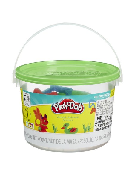 MASAS PLAY-DOH MINI CUBO DE ANIMALES