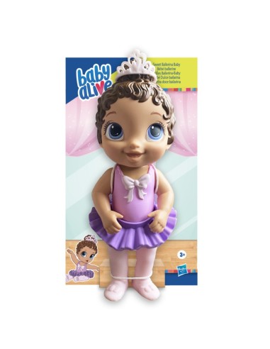 MUÑECA BABY ALIVE DULCE BAILARINA BEBÉ MORADA