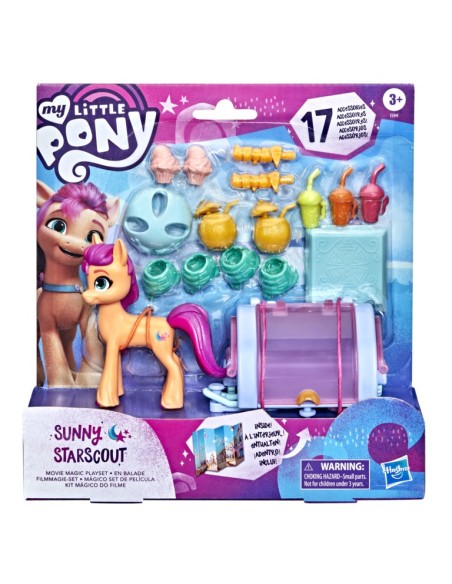 MUÑECA MY LITTLE PONY MÁGICO SET DE PELÍCULA SUNNY