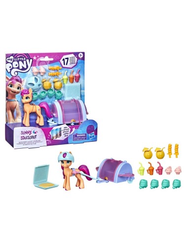 MUÑECA MY LITTLE PONY MÁGICO SET DE PELÍCULA SUNNY