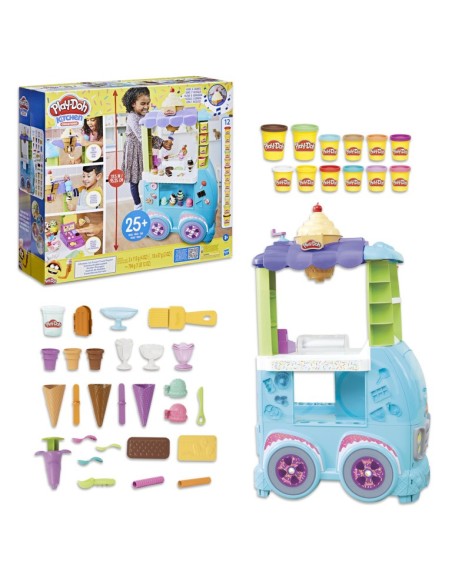MASAS PLAY-DOH  KITCHEN CREATIONS CAMIÓN HELADOS