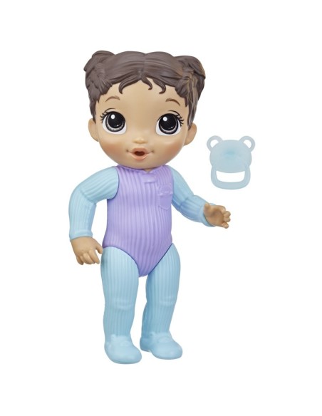 MUÑECA BABY ALIVE SUEÑO Y ABRAZOS BEBÉ CABELLO CASTAÑA