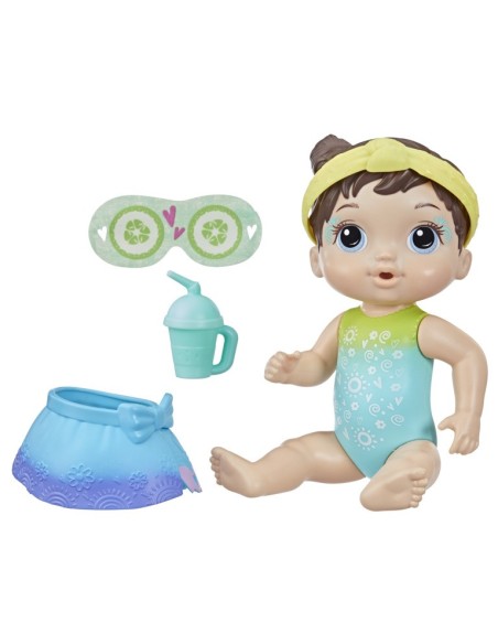 MUÑECA BABY ALIVE BEBÉ SPA MULTICOLOR CASTAÑA
