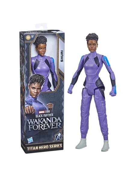 FIGURA BLACK PANTHER WAKANDA FOREVER TITAN HERO SERIES SHURI