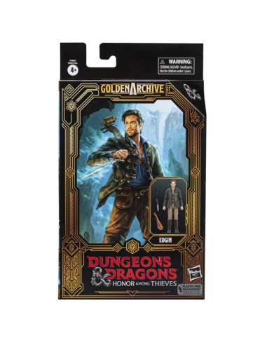 FIGURA DE ACCIÓN DUNGEONS & DRAGONS GOLDEN ARCHIVE EDGIN