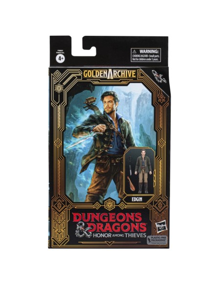 FIGURA DE ACCIÓN DUNGEONS & DRAGONS GOLDEN ARCHIVE EDGIN