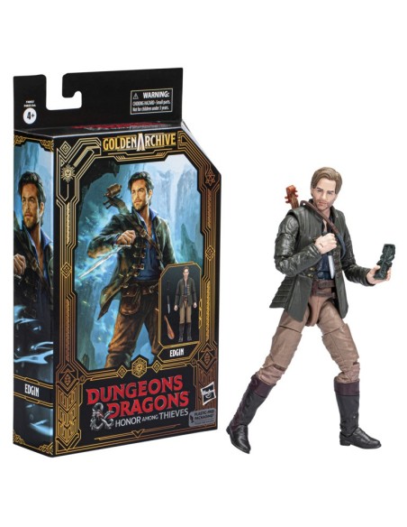 FIGURA DE ACCIÓN DUNGEONS & DRAGONS GOLDEN ARCHIVE EDGIN