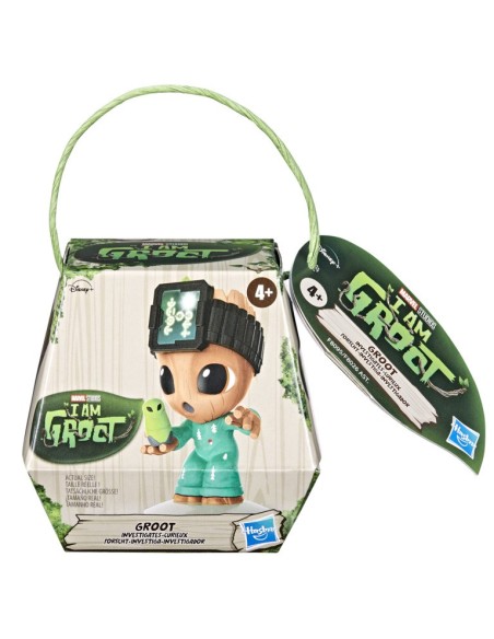 FIGURA DE ACCIÓN MARVEL I AM GROOT INVESTIGA GROOT