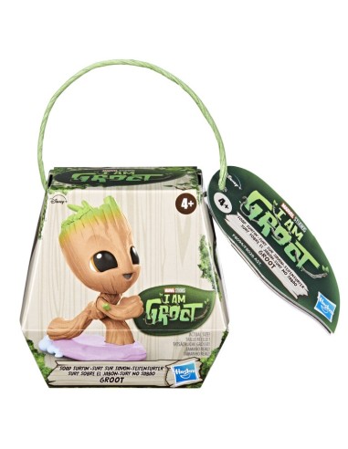 FIGURA DE ACCIÓN MARVEL I AM GROOT SURF SOBRE EL JABÓN