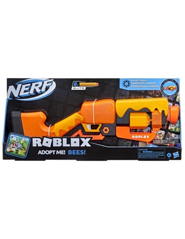 LANZADOR NERF ROBLOX ADOPTME! BEES!