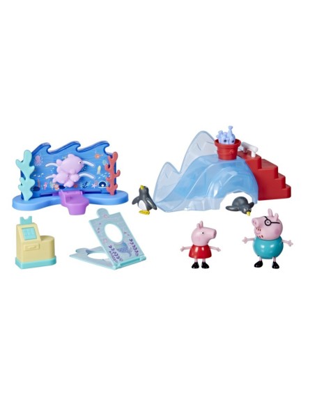 FIGURA PEPPA PIG EN EL ACUARIO CON PEPPA