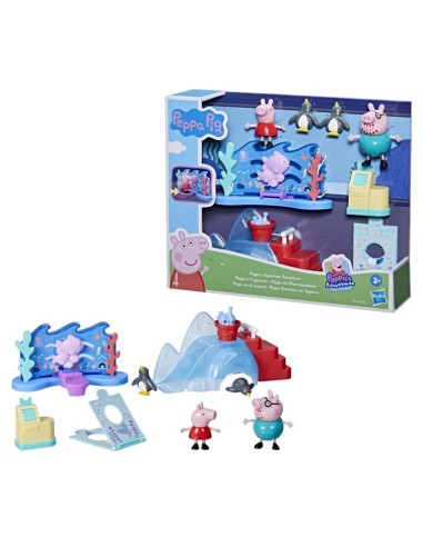 FIGURA PEPPA PIG EN EL ACUARIO CON PEPPA