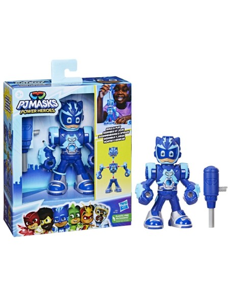 FIGURA DE ACCIÓN PJ MASKS POWER HEROES PARA ENSAMBLAR CATBOY HÉROE