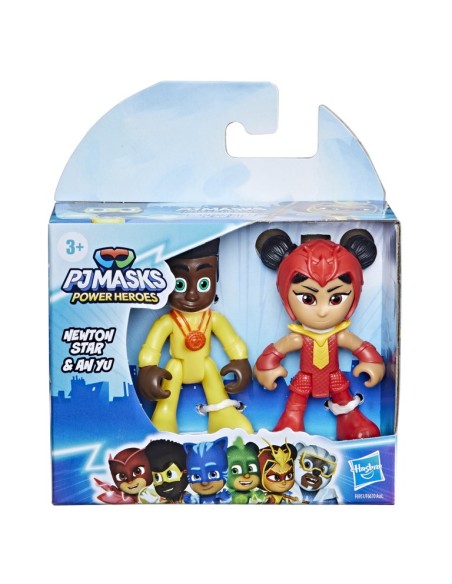 FIGURA DE ACCIÓN PJ MASKS SET NEWTON STAR Y AN YU