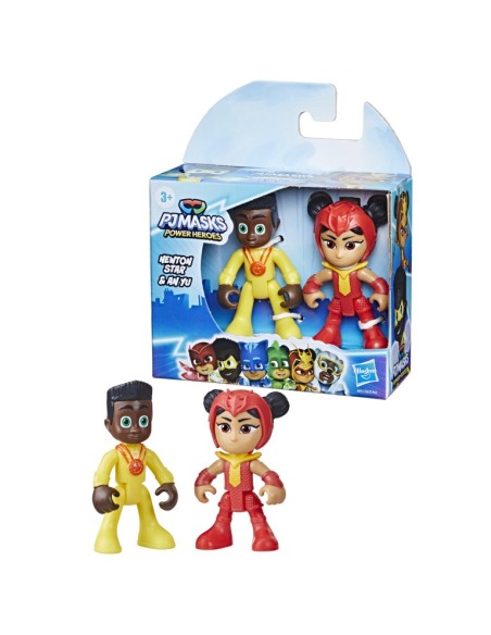 FIGURA DE ACCIÓN PJ MASKS SET NEWTON STAR Y AN YU