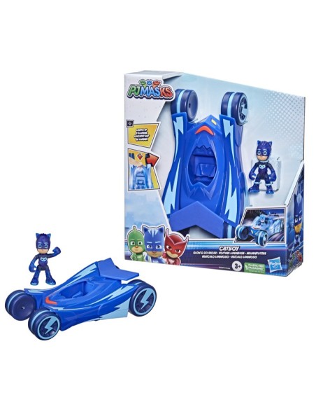 FIGURA PJ MASKS VEHICULO LUMINOSO CONNOR
