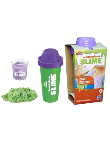 MASAS PLAY-DOH NICKELODEON SLIME LILA Y VERDE