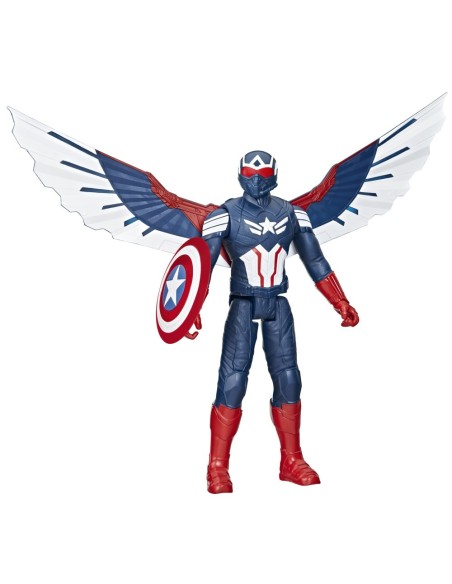 FIGURA DE ACCIÓN MARVEL TITAN HERO SERIES BRAVE NEW WORLD CAPITÁN AMÉRICA