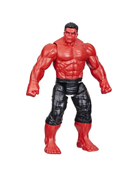 FIGURA DE ACCIÓN MARVEL TITAN HERO SERIES CAPITÁN AMÉRICA BRAVE NEW WORLD HULK ROJO