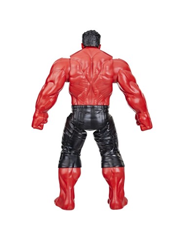 FIGURA DE ACCIÓN MARVEL TITAN HERO SERIES CAPITÁN AMÉRICA BRAVE NEW WORLD HULK ROJO