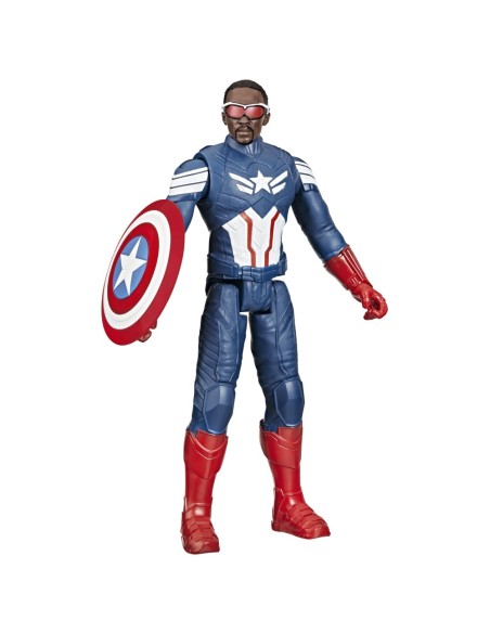 FIGURA DE ACCIÓN MARVEL TITAN HERO SERIES BRAVE NEW WORLD CAPITÁN AMÉRICA