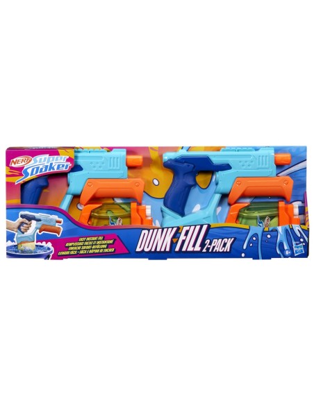 LANZADOR DE AGUA SUPER SOAKER PACK DOBLE DUNK-FILL