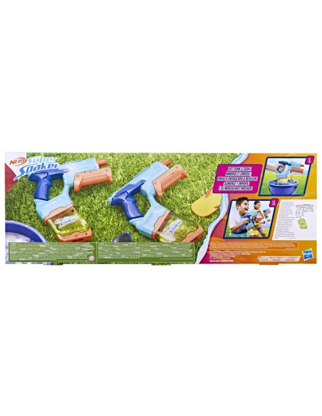 LANZADOR DE AGUA SUPER SOAKER PACK DOBLE DUNK-FILL