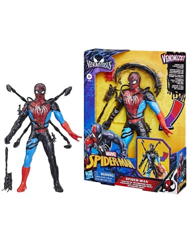 FIGURA DE ACCIÓN SPIDER-MAN VENOMVERSUS SPIDER-MAN TRANSFORMACIÓN LÍQUIDA